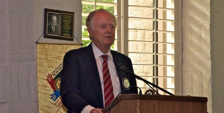 Bailey Speaking at Rotary