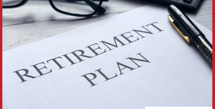 retirement plan written on documents